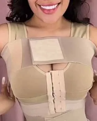 Sujetador sin mangas para mujer con tops con cinturón