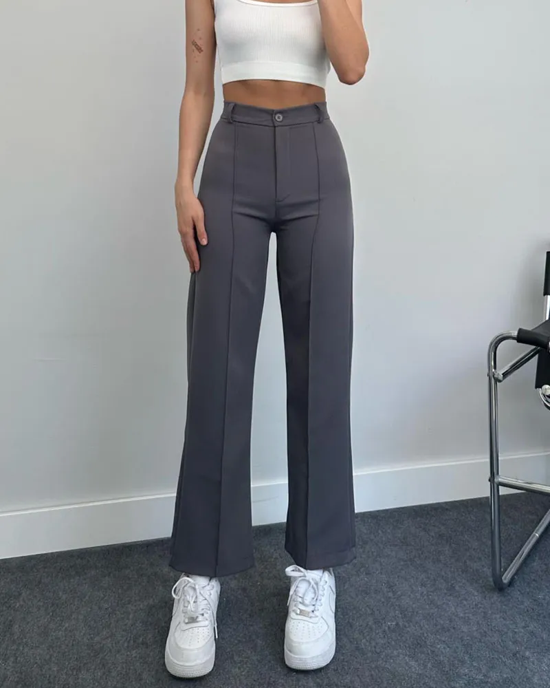 Simple Wide Leg Pants (Pre-Sale)