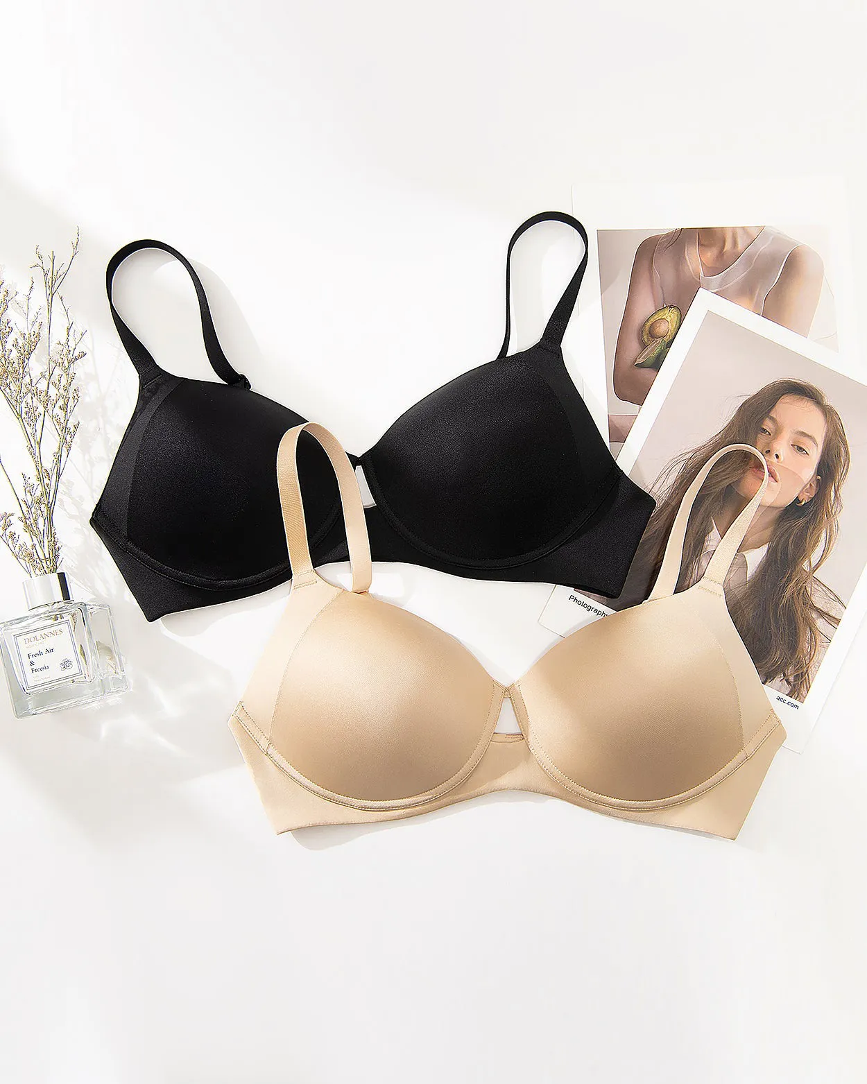 Sujetador sin costuras de cobertura completa con minimizador inalámbrico