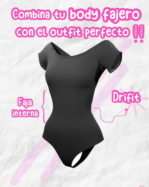 Casual Gridle Hourglass Bodysuit