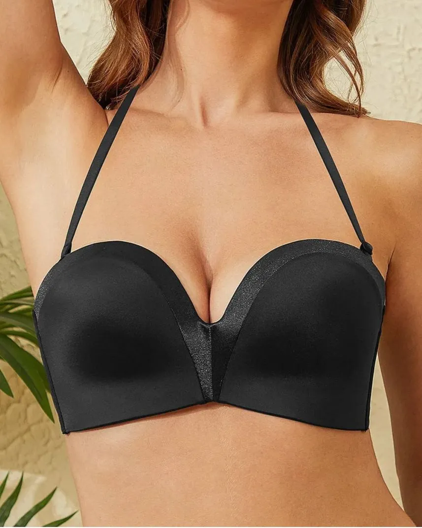 Sujetador push up multiposición sin aros sin tirantes