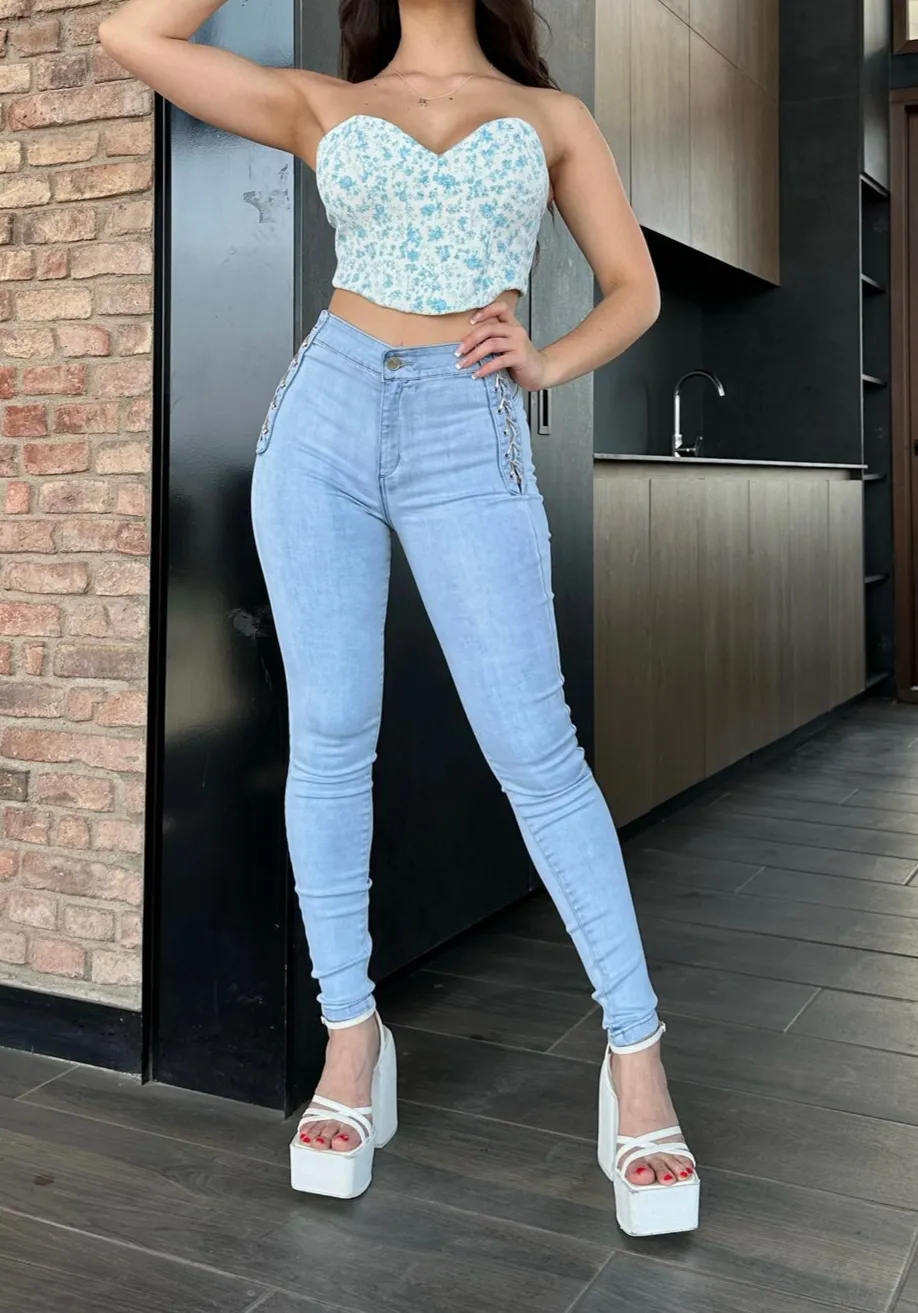 Jegging elástico sin cordones para mujer, varios colores disponibles