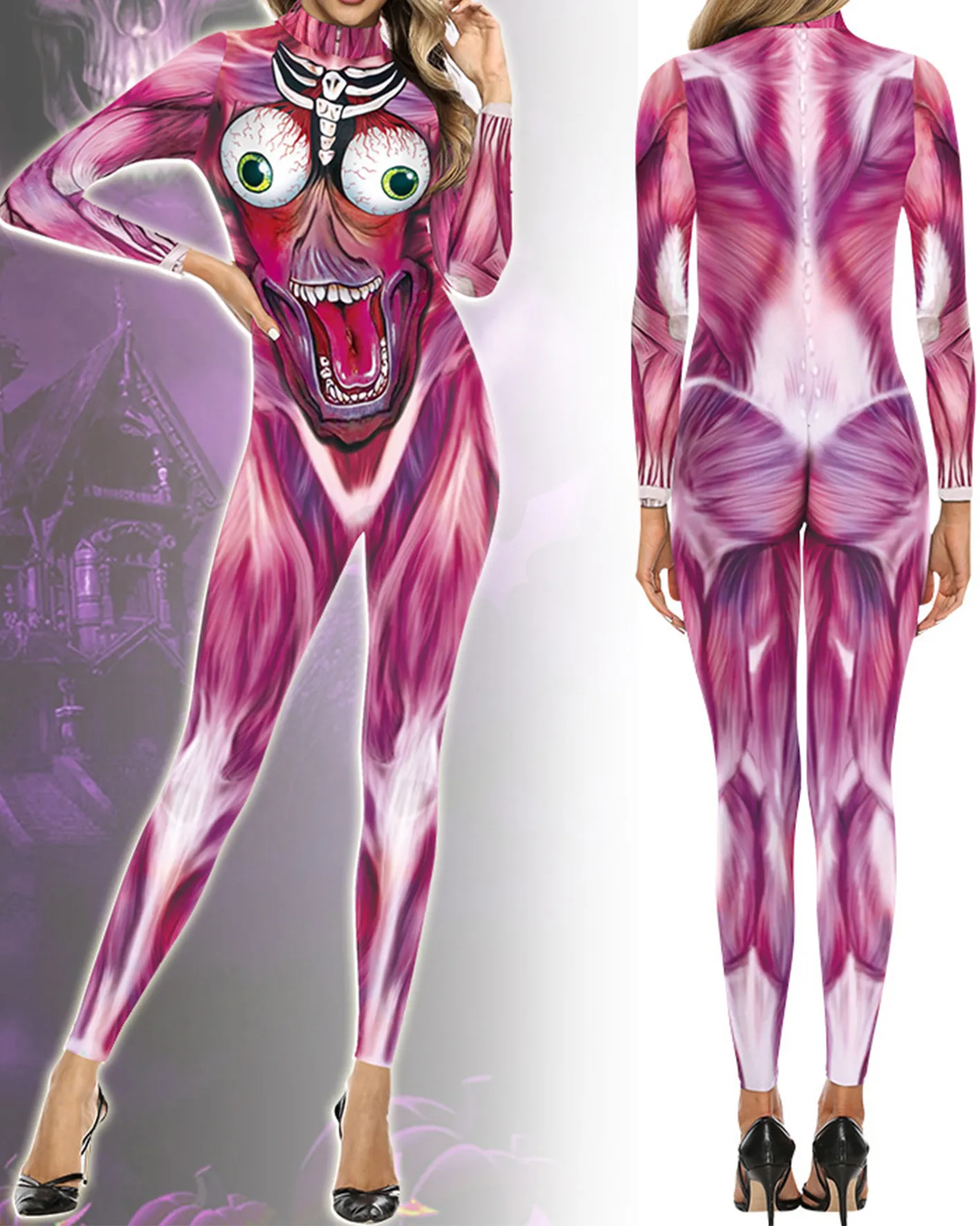 Skeleton Muscle Jumpsuit