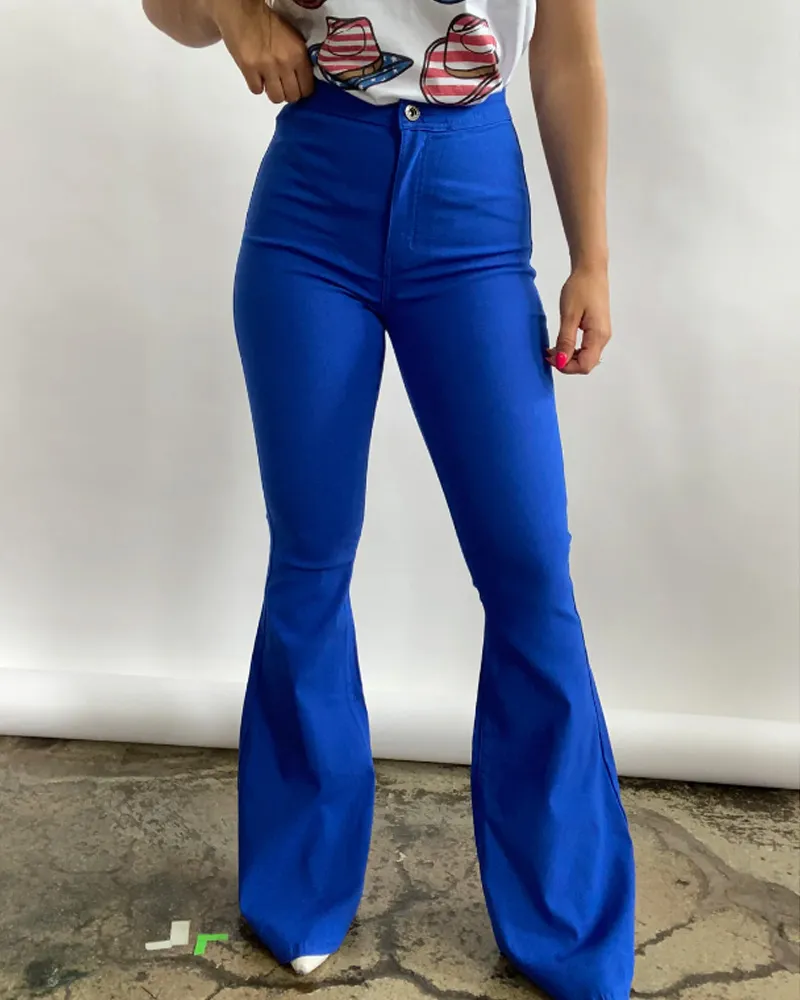 Christmas Themed Skinny Flared Jeans (Pre-Sale)