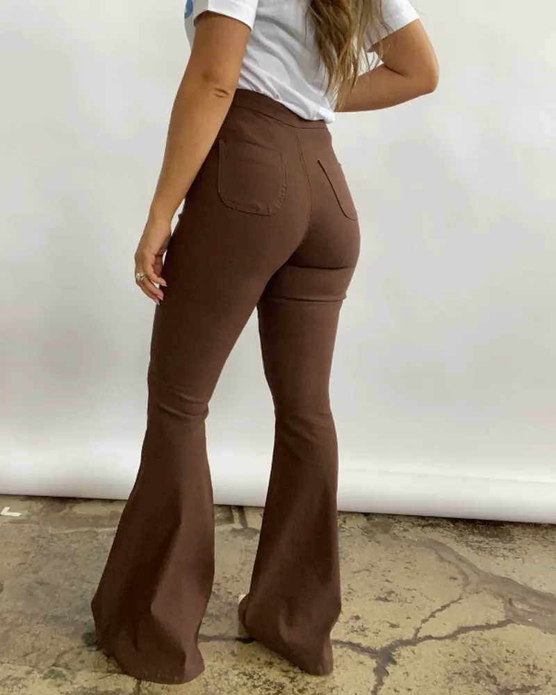 Christmas Themed Skinny Flared Jeans (Pre-Sale)