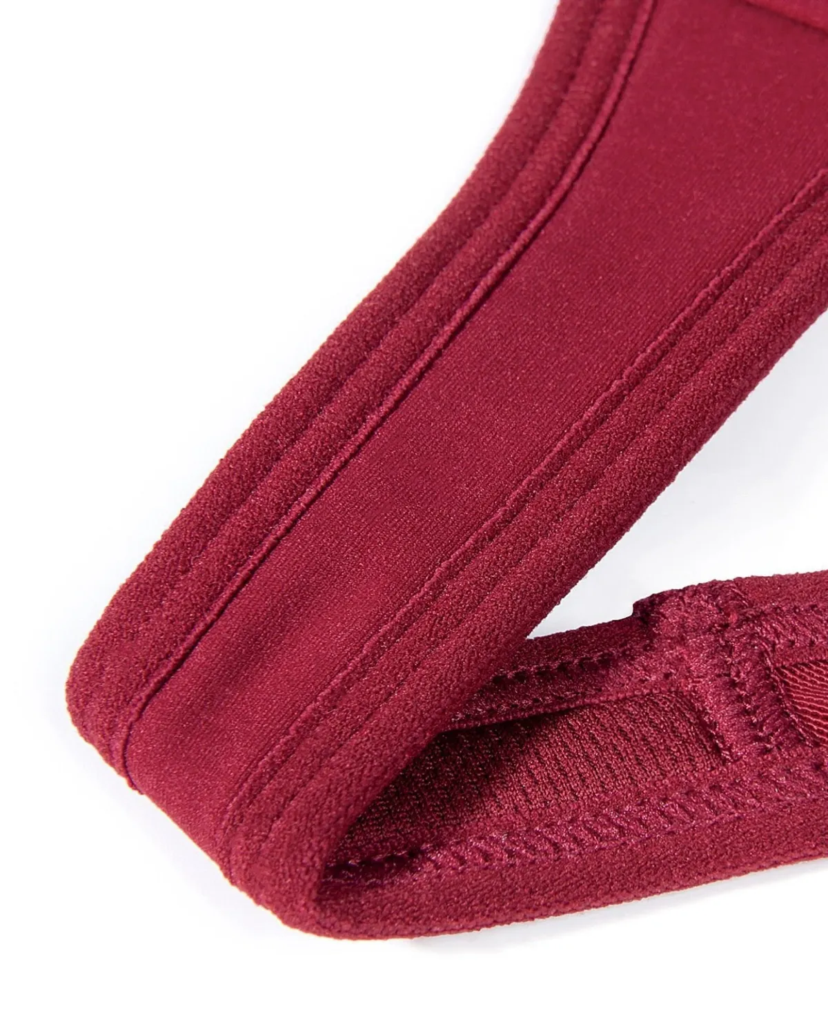 Sujetador deportivo con espalda nadadora y cremallera con relleno y cierre frontal