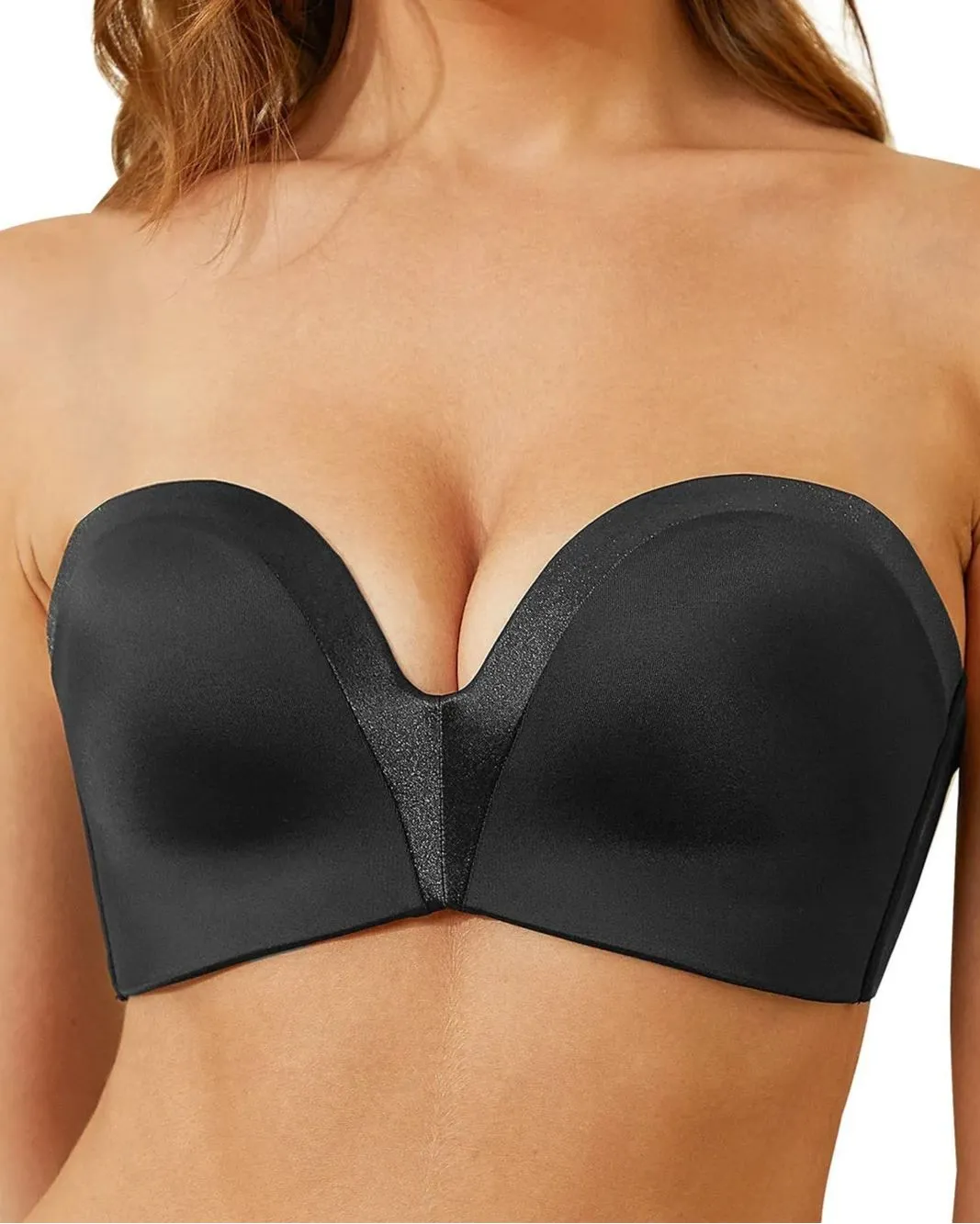 Sujetador push up multiposición sin aros sin tirantes