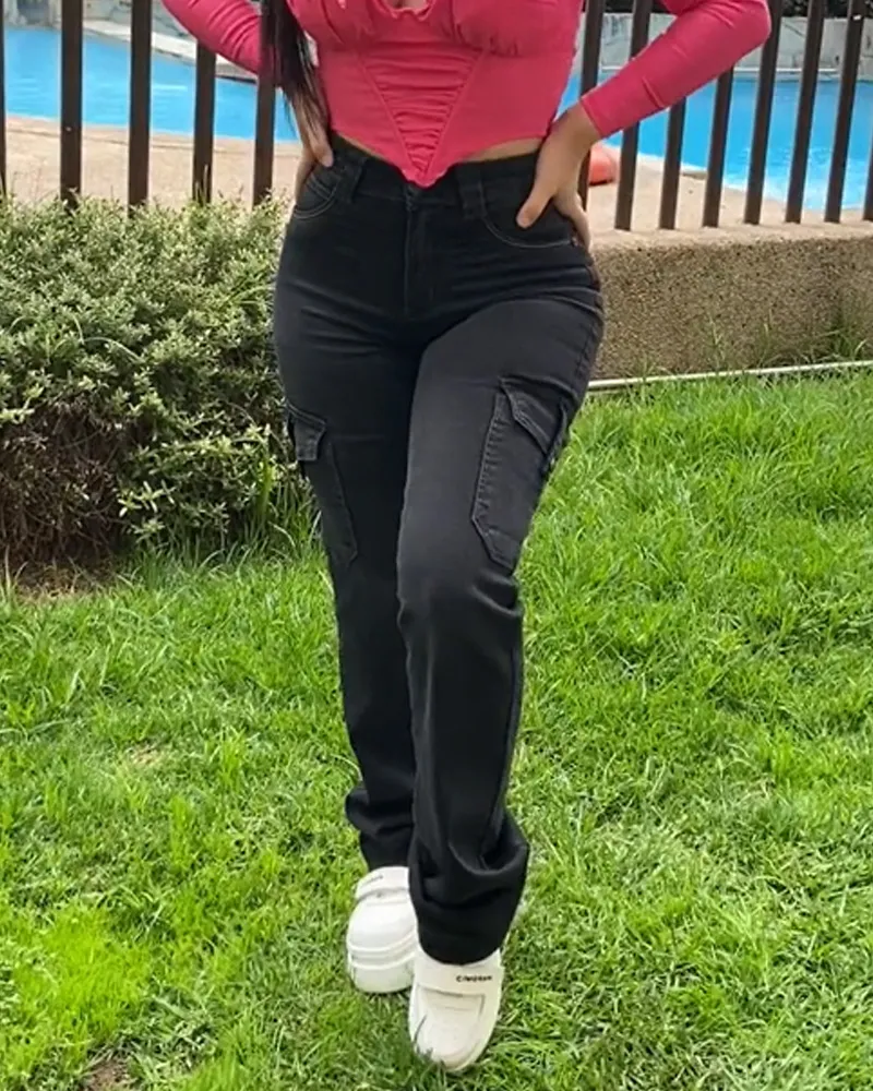 Baggy Jeans With Large Pockets (Pre-Sale)