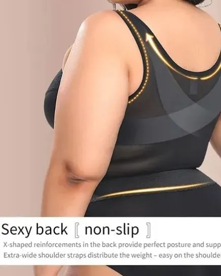 Parte delantera de la ropa interior del cuerpo del cuerpo del anillo de acero sin encaje