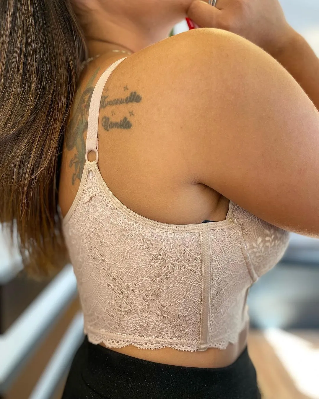 Lace Wireless Bra, Full-Coverage Wirefree Bra, Convertible Bra for Everyday Wear