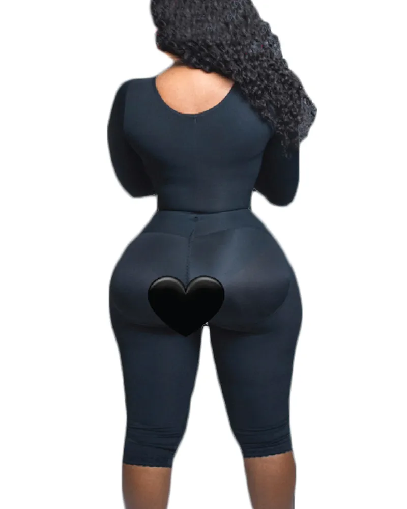 La compresión del brazo de soporte de cuerpo completo encoge la cintura con sujetador incorporado