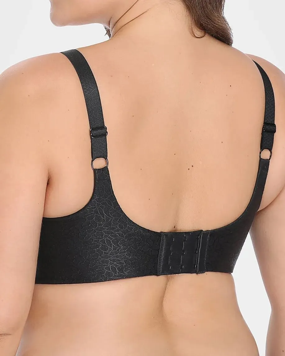 Sujetador de talla grande con aros de cobertura total sin costuras