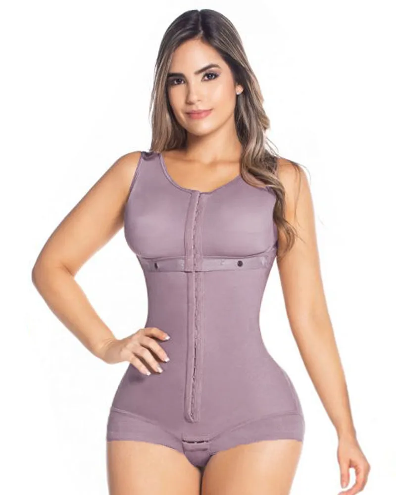 Fajas para mujeres cierre de gancho y ojos soporte de senos control de barriga triángulo body shaper