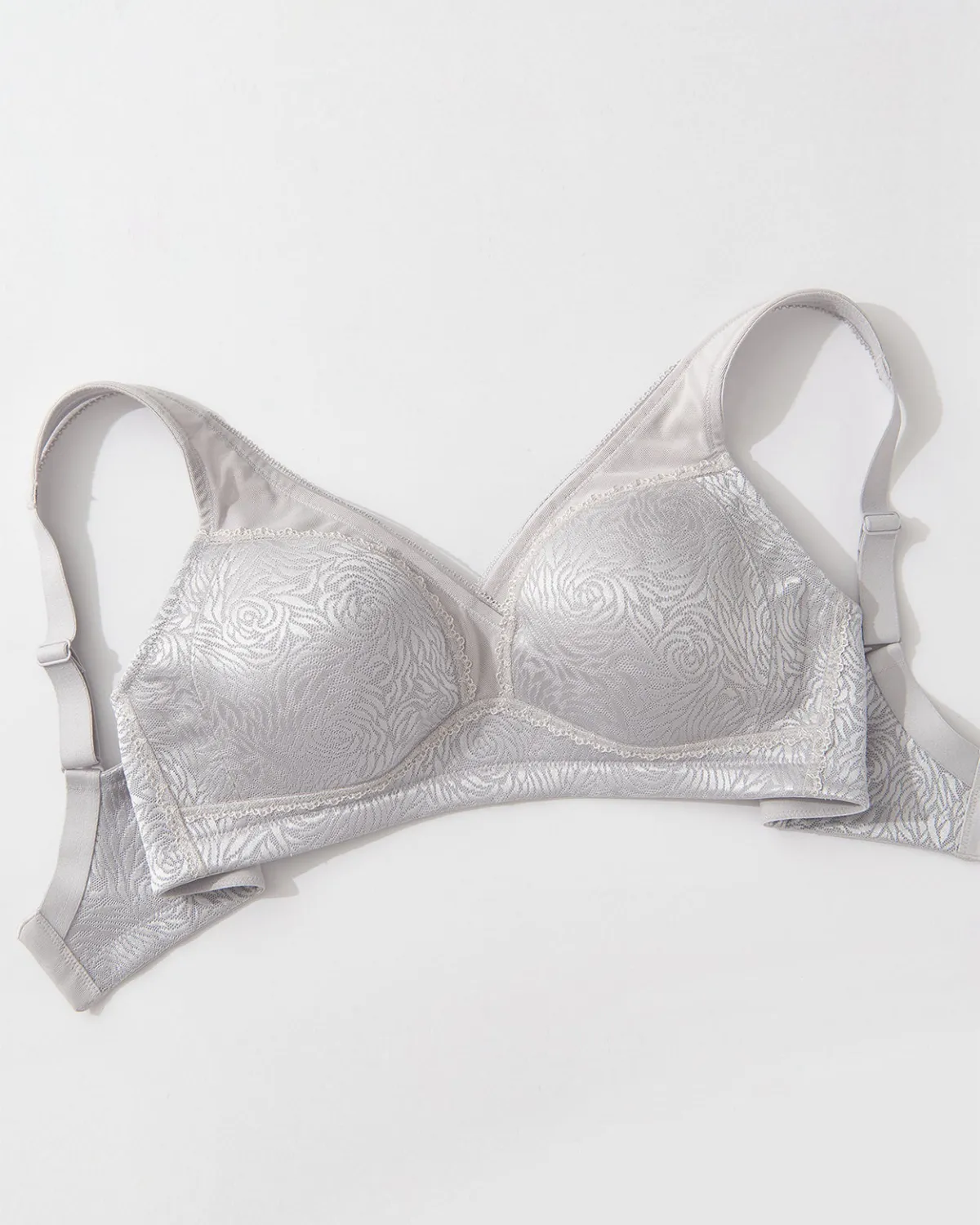 Sujetador minimizador de tamaño grande de cobertura completa sin aros sin relleno