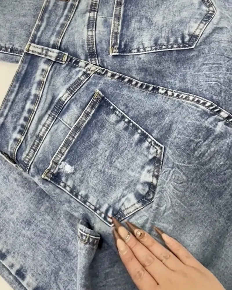 High-Waisted, Hip-Ripping Skinny Jeans (Pre-Sale)