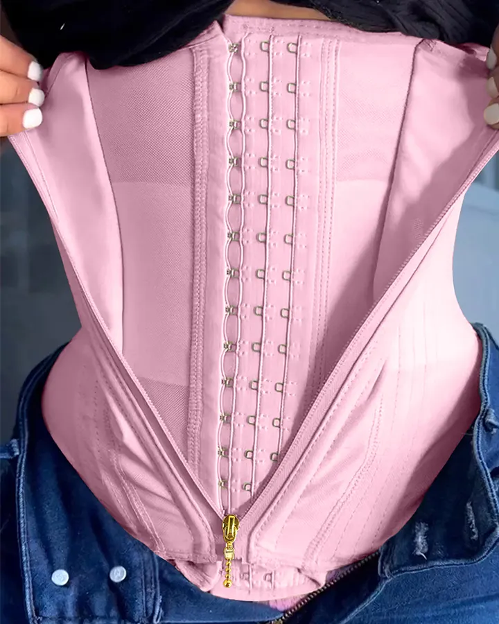 ACTUALIZADO - Camiseta sin mangas moldeadora de cuerpo con cremallera y pecho