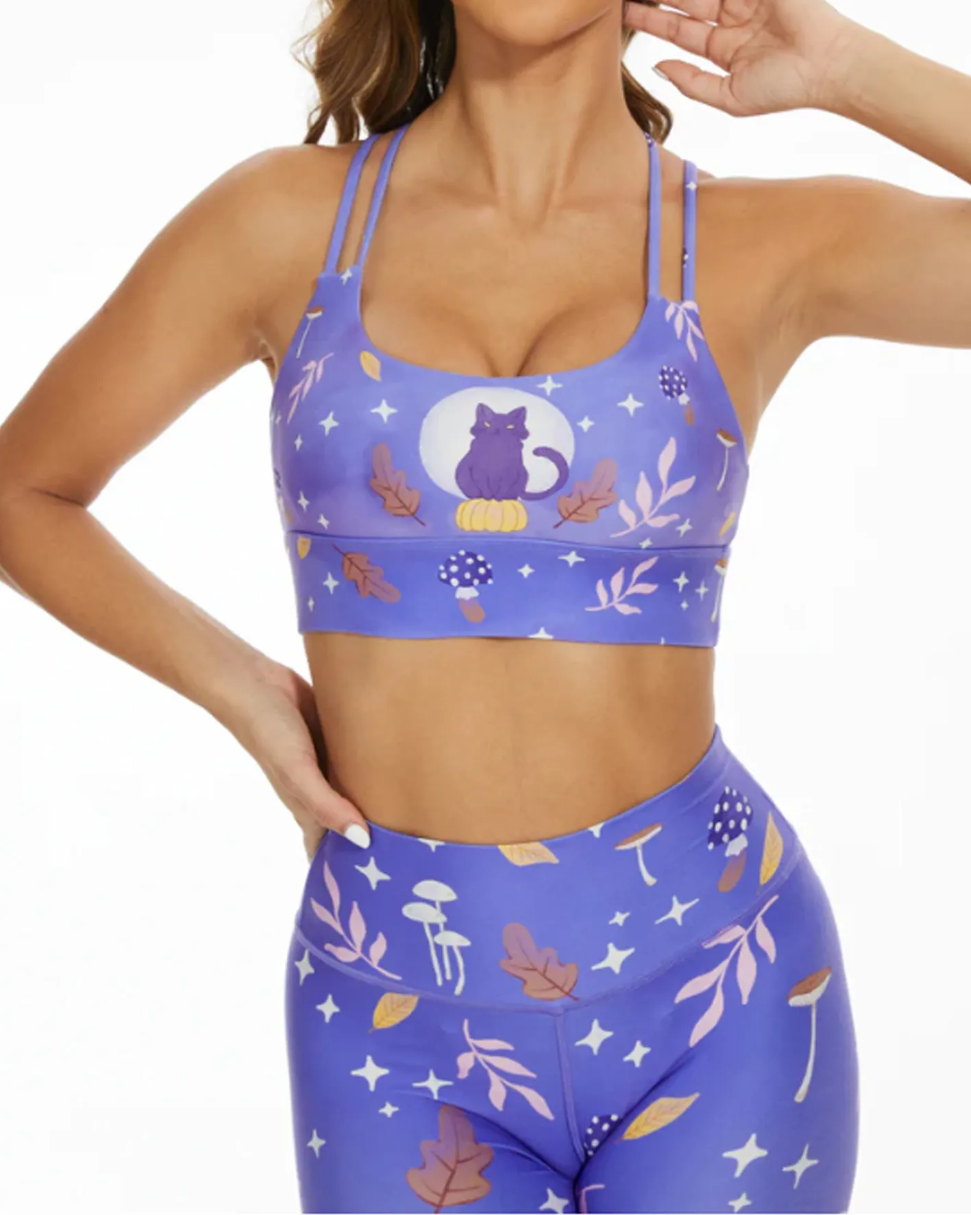 Owl blue yoga suit（Pre-Sale）
