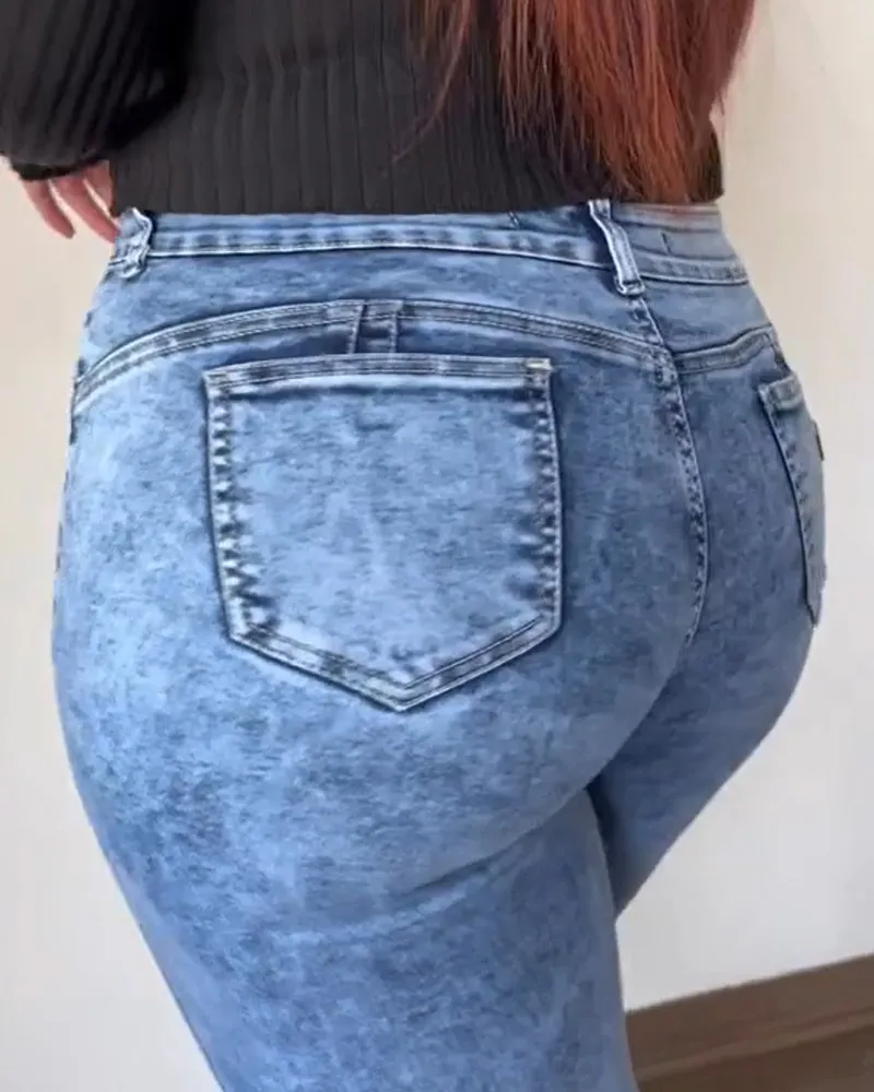 Women's High-Cropped Skinny Jeans (Pre-Sale)