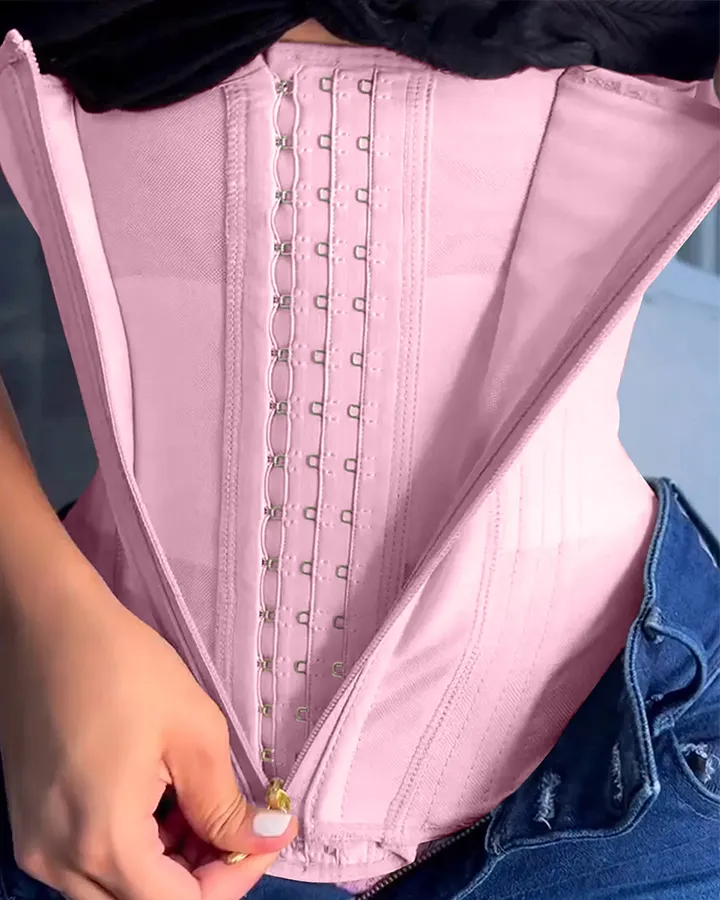 ACTUALIZADO - Camiseta sin mangas moldeadora de cuerpo con cremallera y pecho