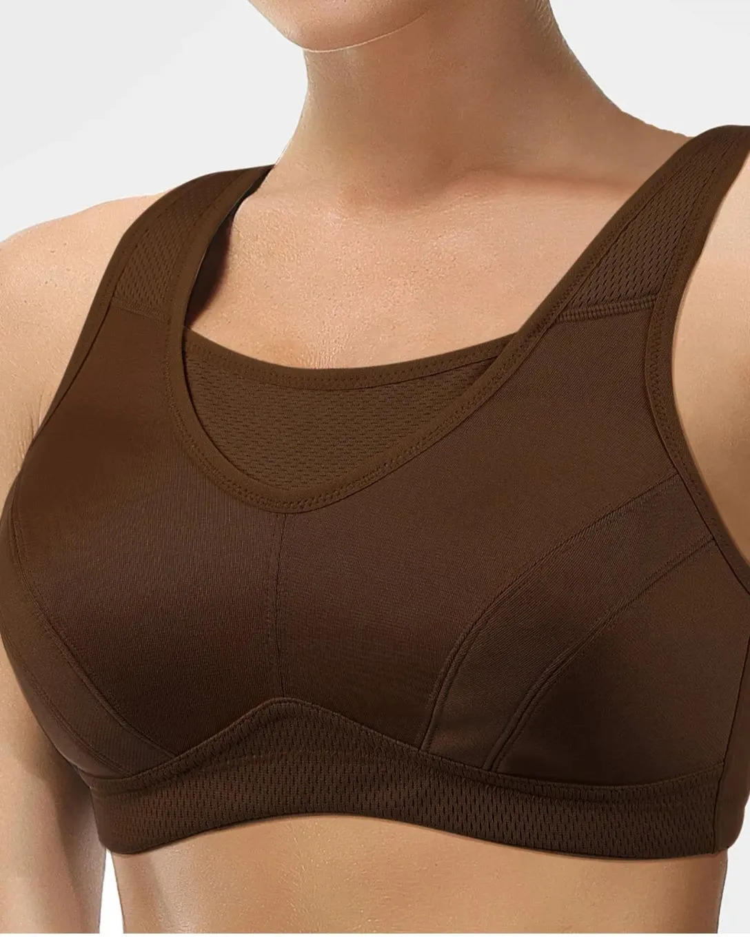 Sujetador deportivo transpirable Solid Absorb