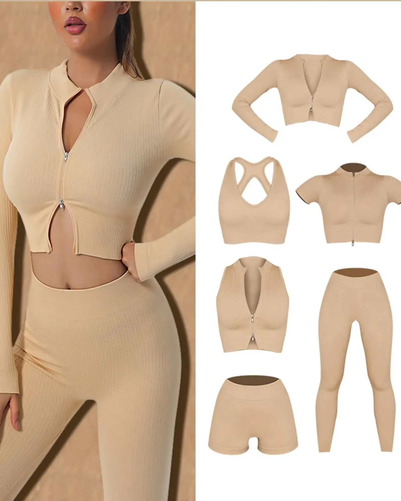 Six-Piece Exercise Yoga Set