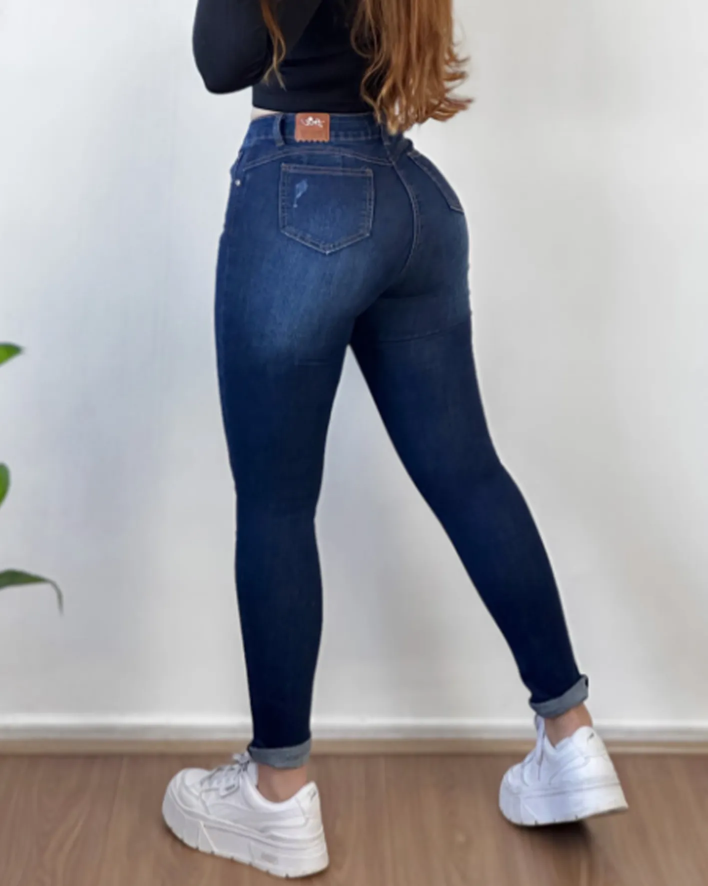 Ripped Jeans With Shaping Belts（Pre-Sale）