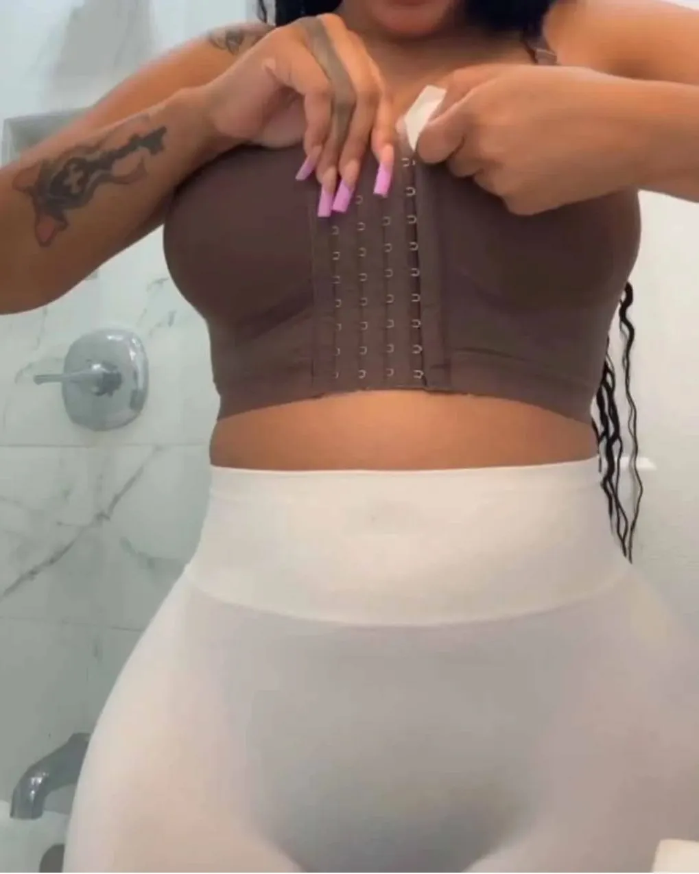 Custom Surgical Bra Thin Straps