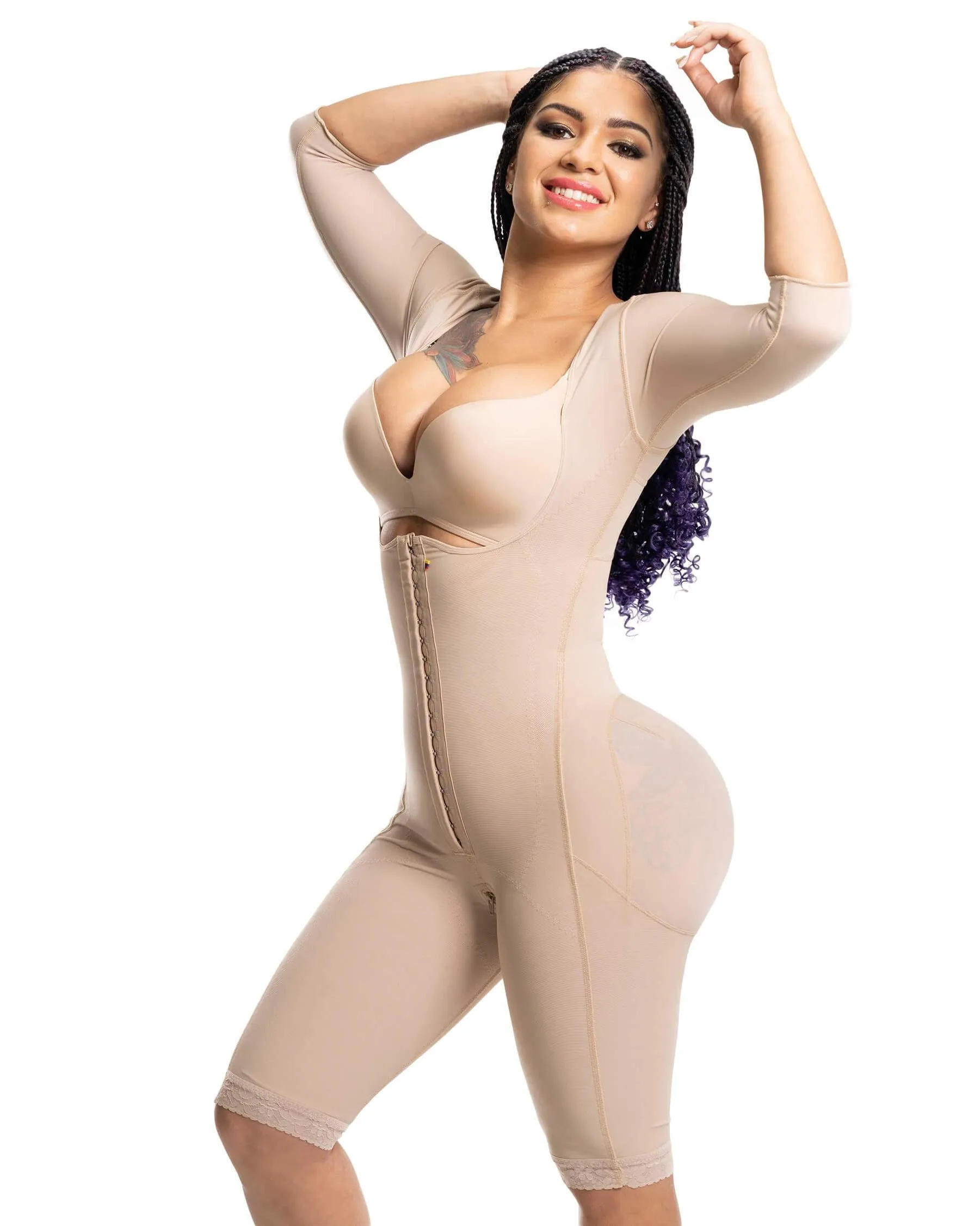 Prenda de compresión de liposucción moldeadora de cuerpo completo para mujer