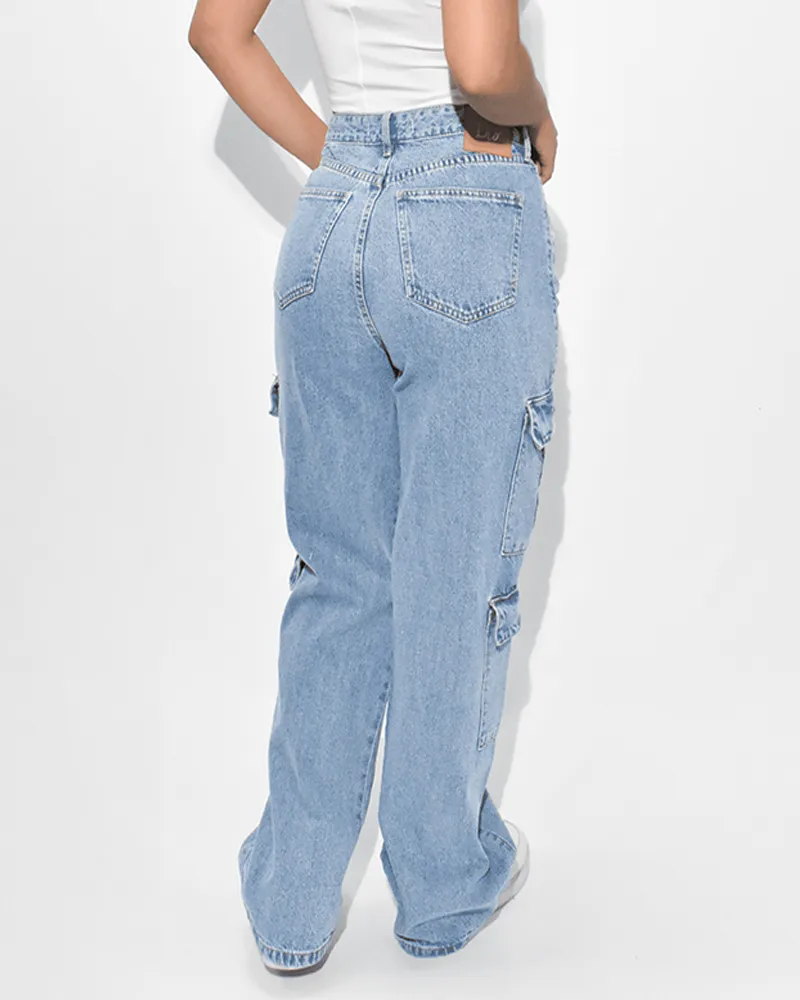 Cargo Jeans With Large Pockets (Pre-Sale)