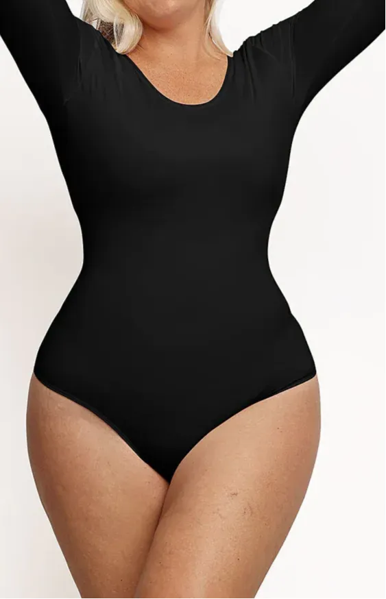 Body de levantamiento de glúteos con control de barriga