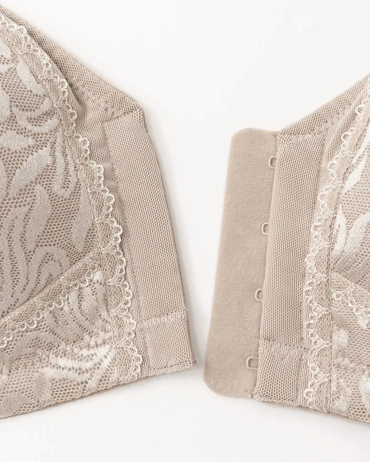 Minimizador de cierre frontal sin aros sin relleno sujetador de talla grande