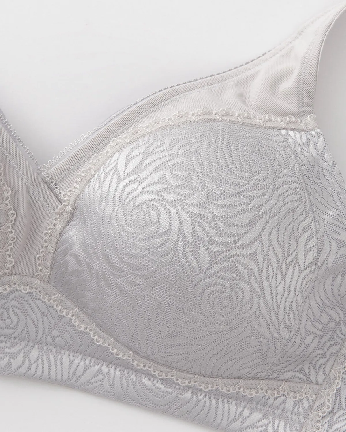 Sujetador minimizador de tamaño grande de cobertura completa sin aros sin relleno