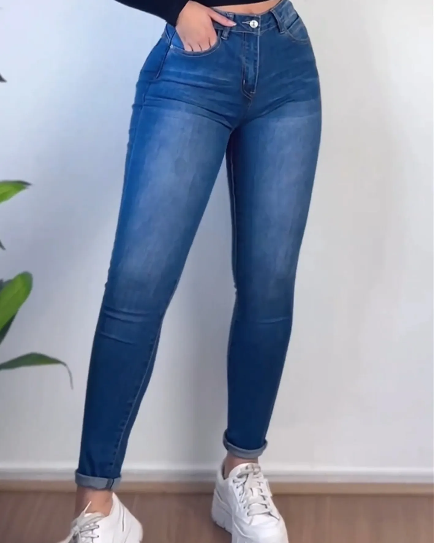 Jeans With Shape Belt（Pre-Sale）