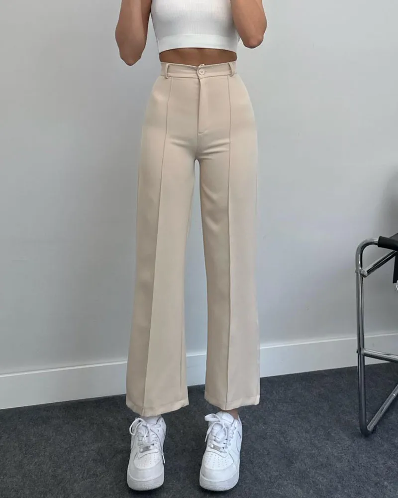 Simple Wide Leg Pants (Pre-Sale)