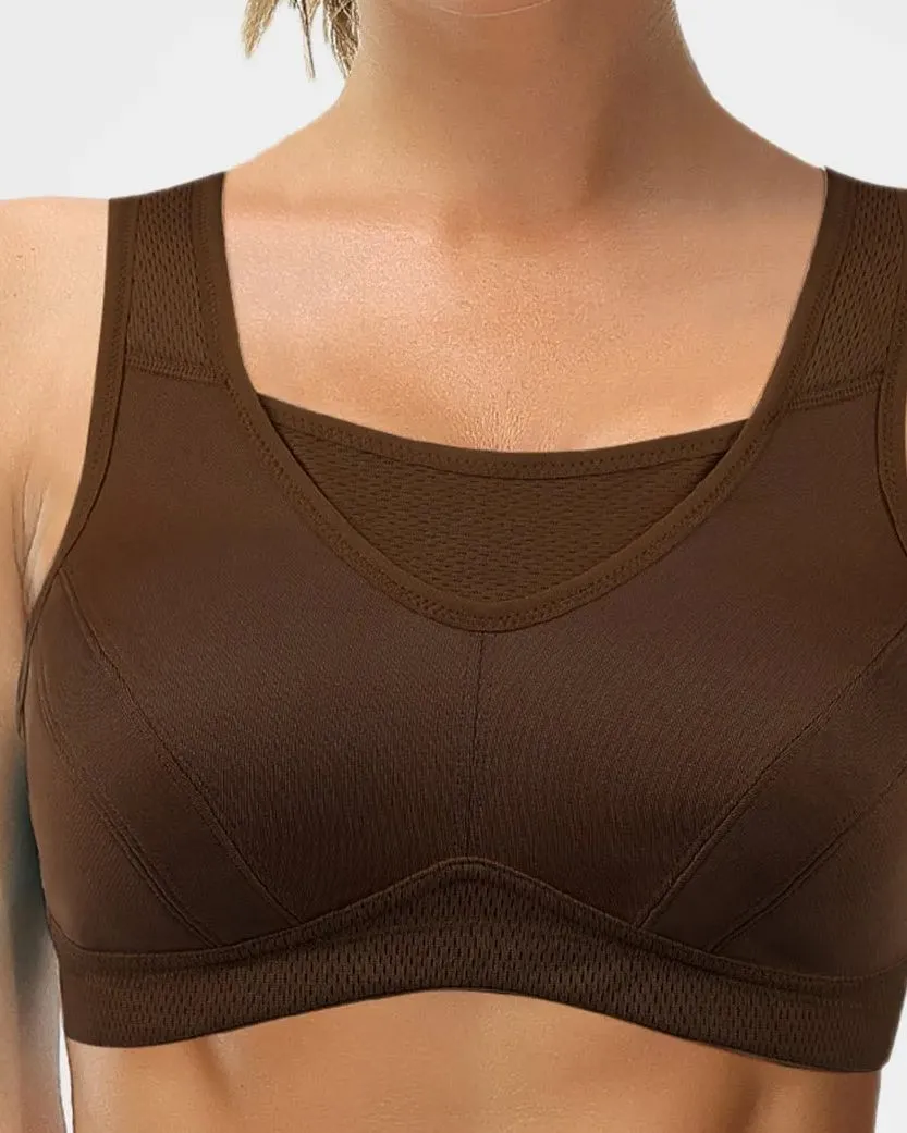 Sujetador deportivo transpirable Solid Absorb