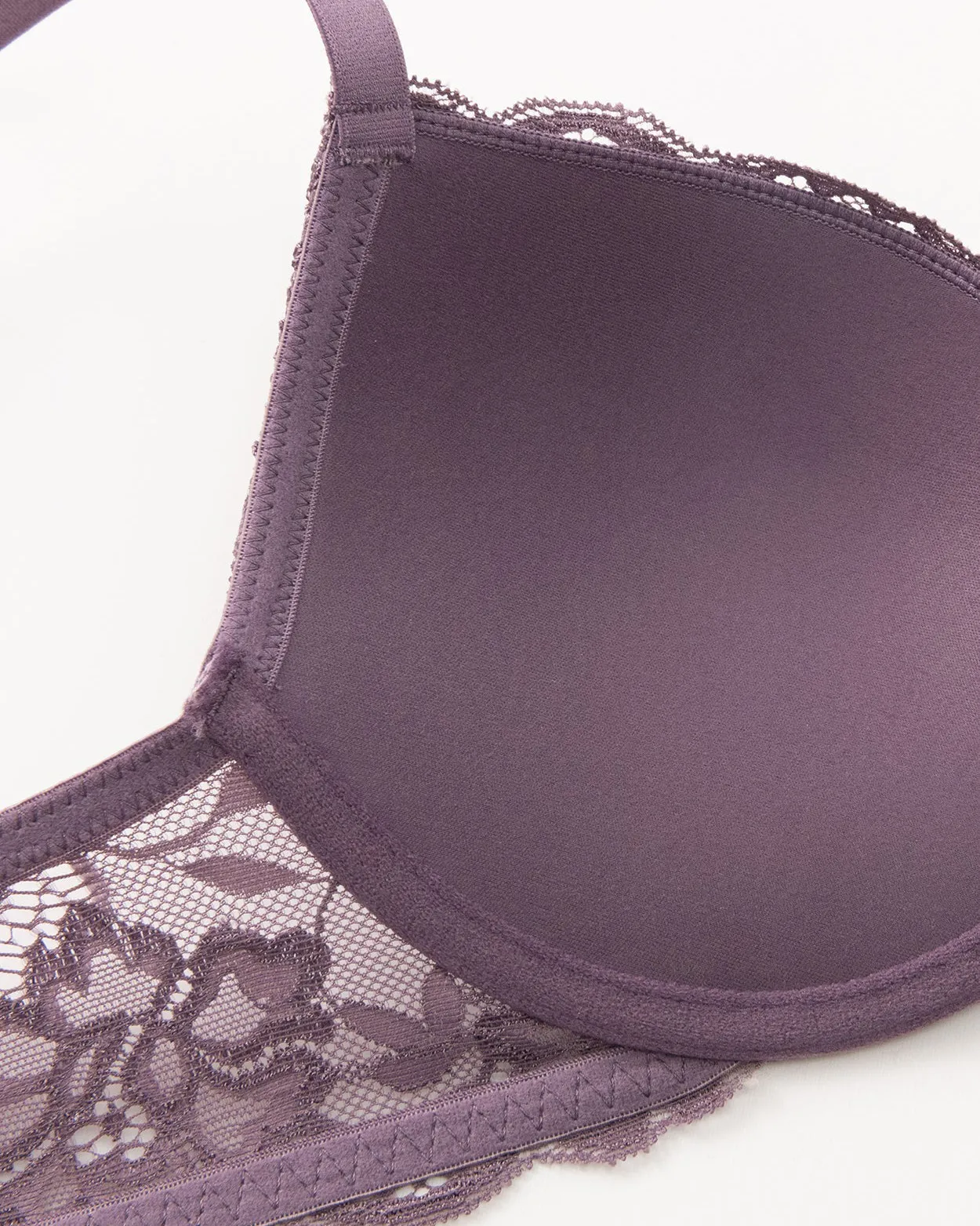 Sujetador push up de encaje Sujetador semiescotado con relleno ligero