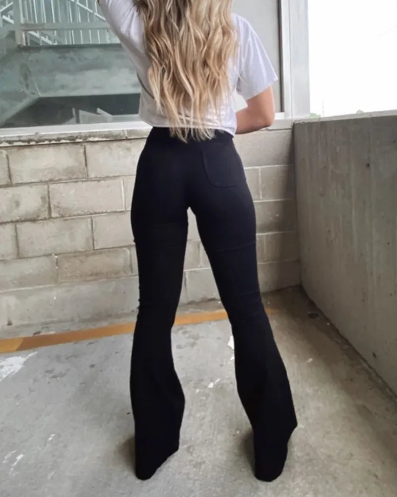 Christmas Themed Skinny Flared Jeans (Pre-Sale)