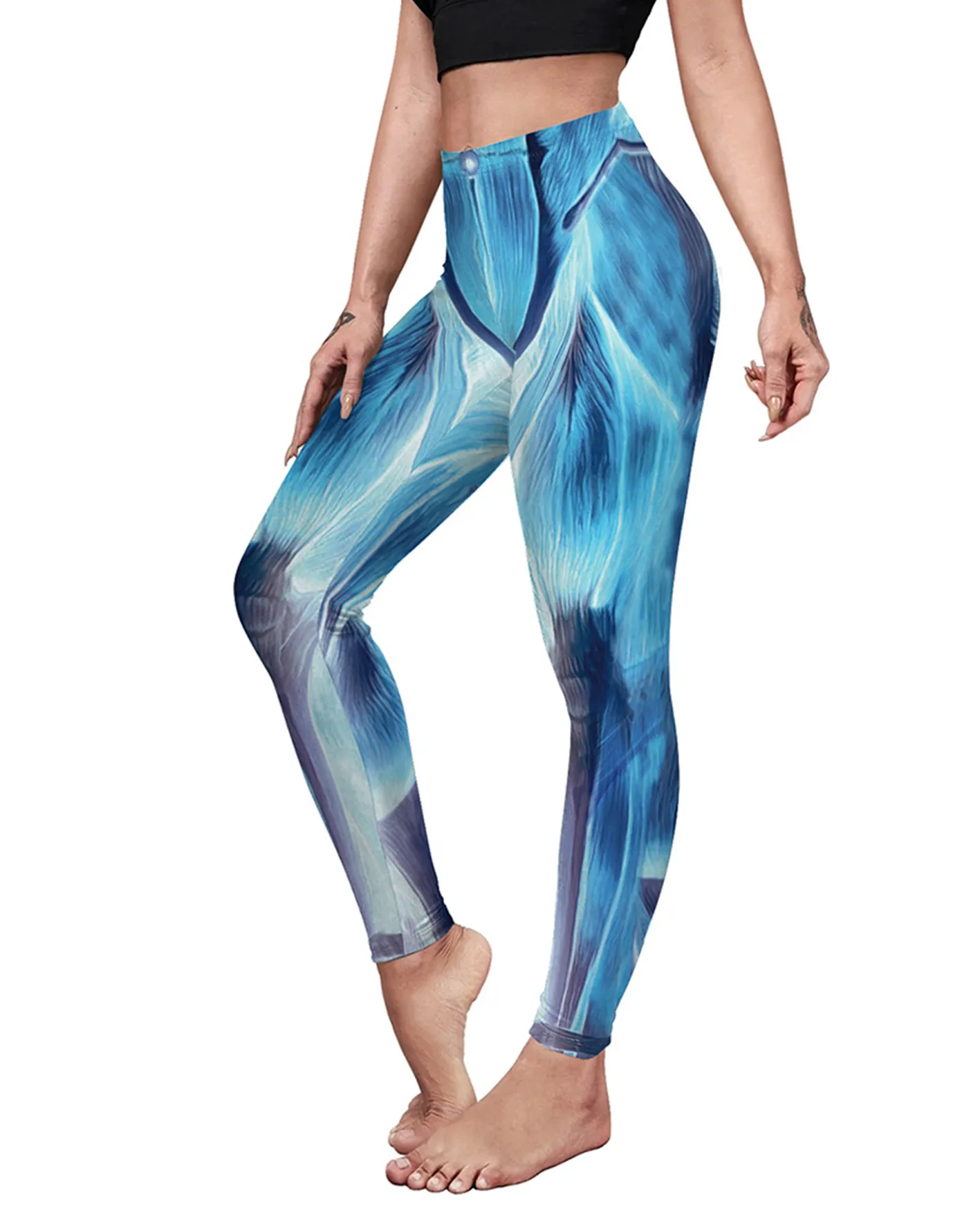 Slim-Fit Stretch Yoga Pants For Halloween