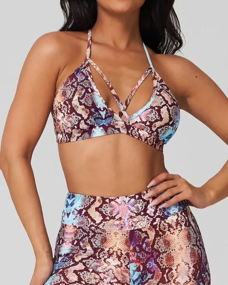 Cobra Strappy Yoga Bra