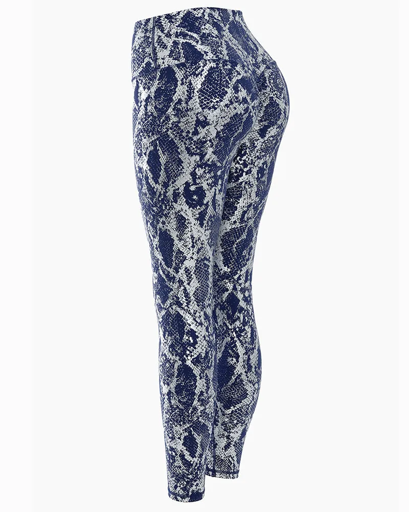 Leggings de yoga elásticos de cintura alta para mujer