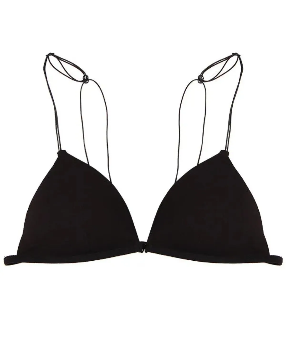 Sujetador de ropa interior con botón delantero francés