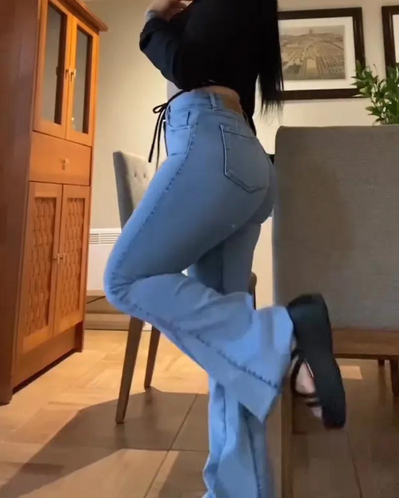 Flared Structural Jeans (Pre-Sale)