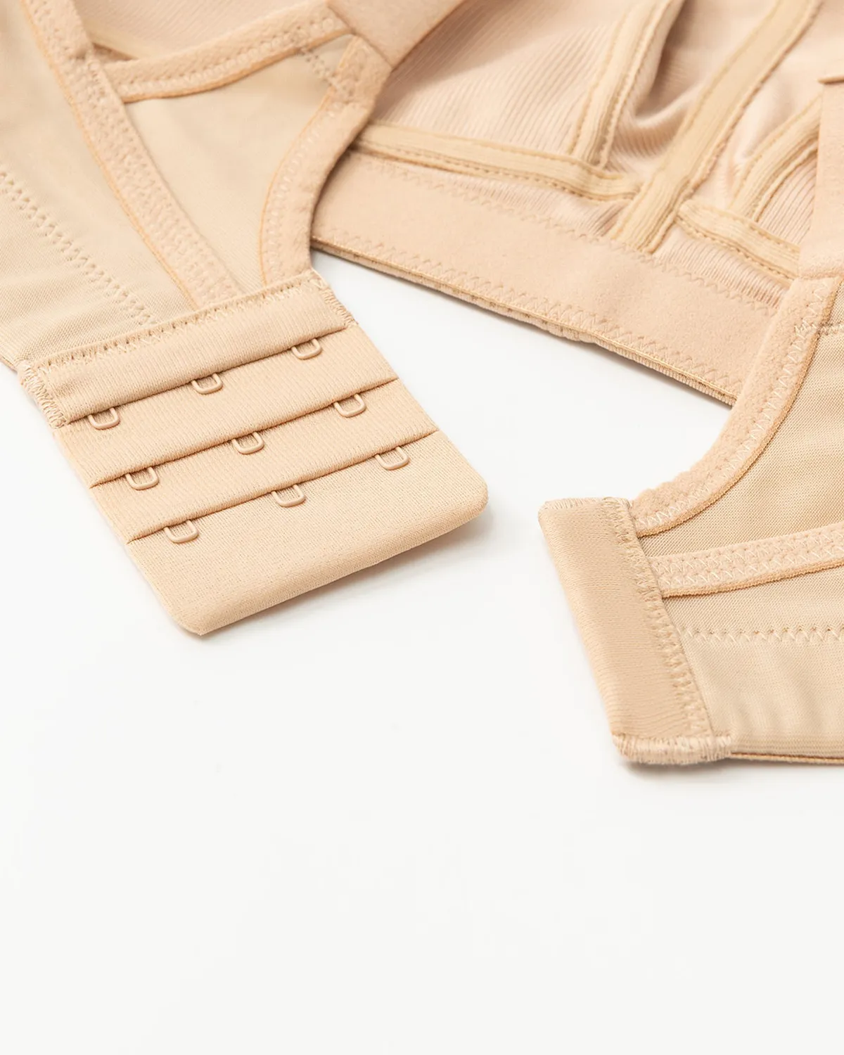 Sujetador deportivo sin relleno High Support-Beige