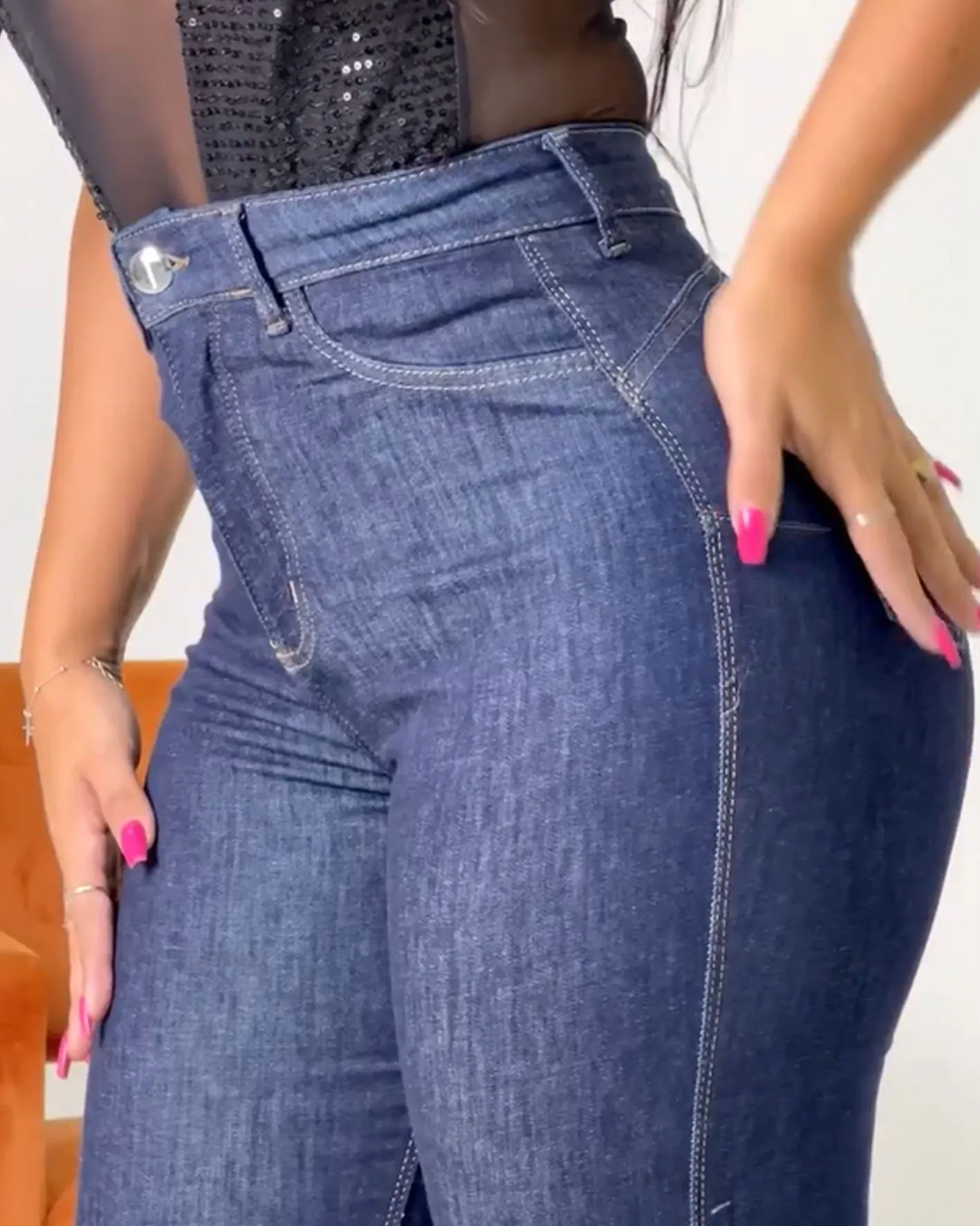 Women's Skinny Jeans With Tummy Tuck And Hip Lift (Pre-Sale)