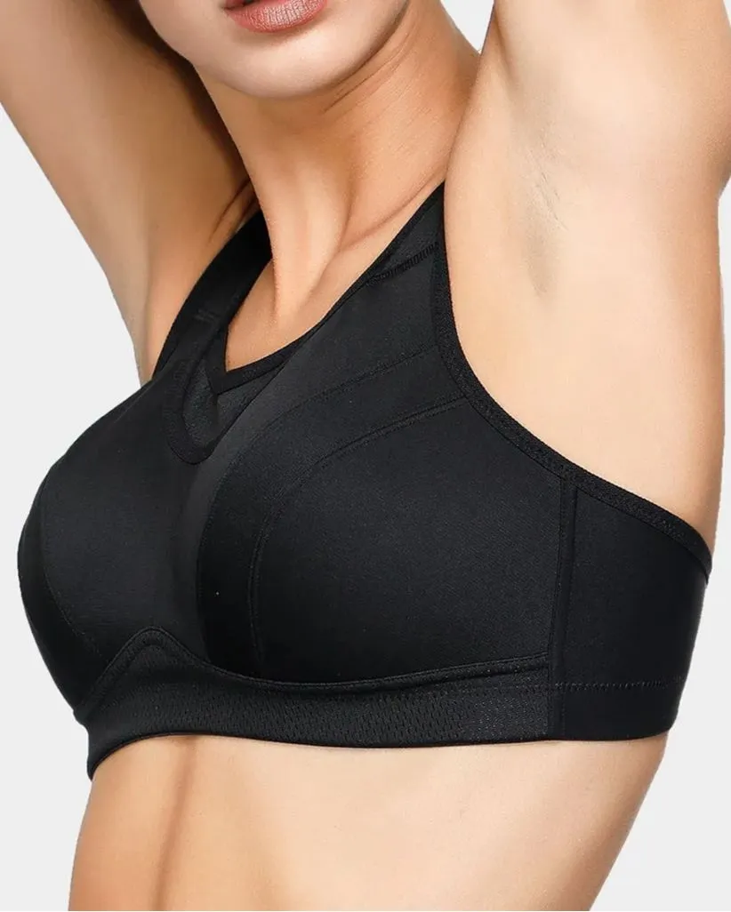 Sujetador deportivo sólido de soporte alto