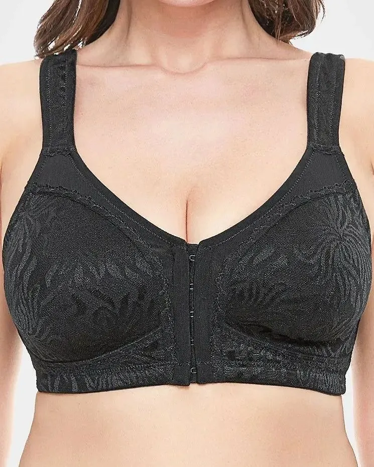 Sujetador minimizador de cierre frontal sin aros sin relleno de talla grande