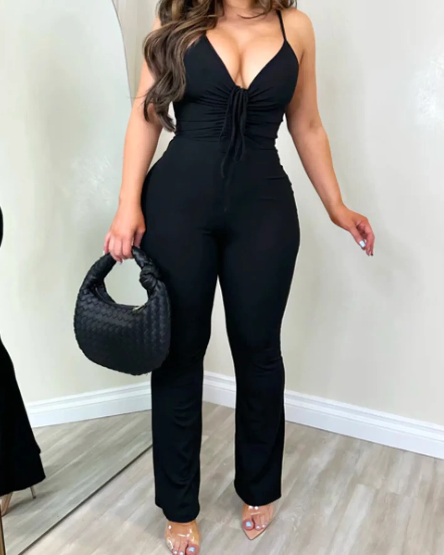 Pleated Jumpsuit（Pre-Sale）