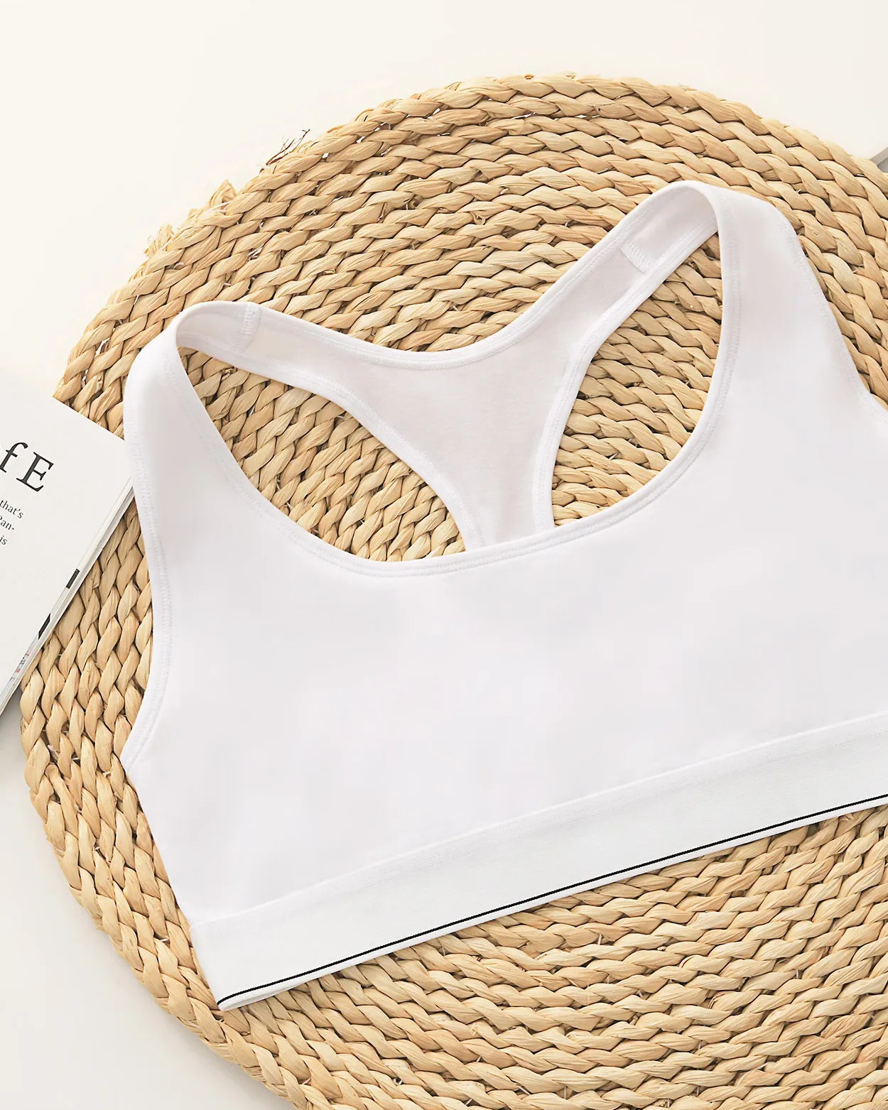 Sujetador deportivo de yoga con espalda cruzada