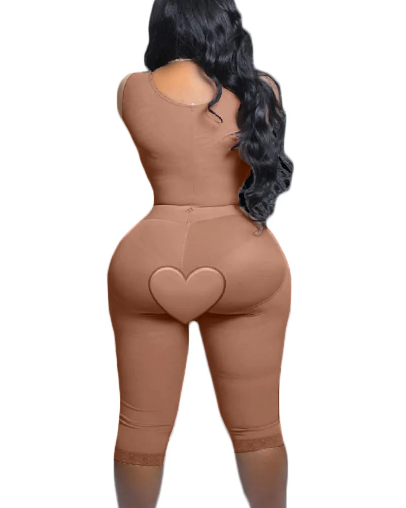 La compresión del brazo de soporte de cuerpo completo encoge la cintura con sujetador incorporado