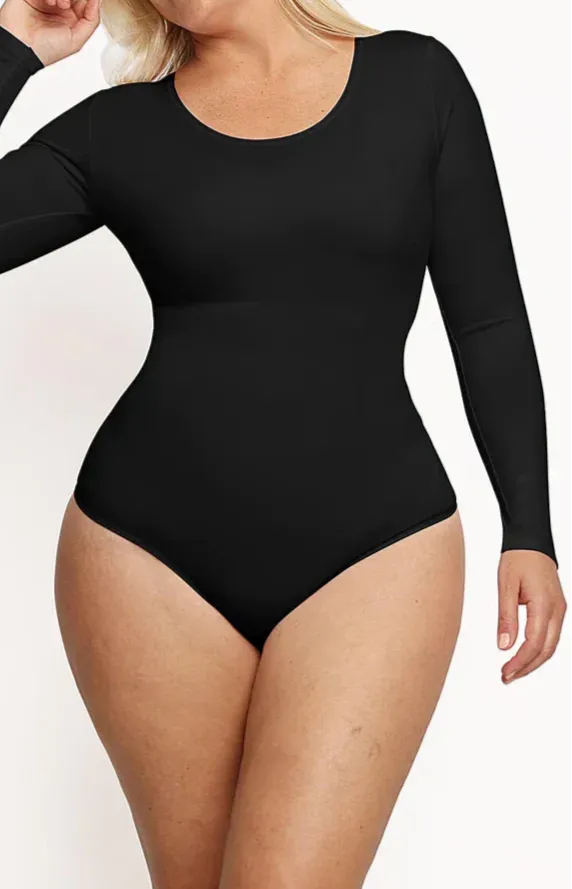 Body de levantamiento de glúteos con control de barriga